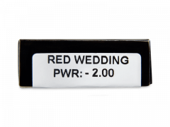 CRAZY LENS - Red Wedding - lentile zilnice cu dioptrie (2 lentile)