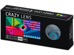 CRAZY LENS - Vision - lentile zilnice cu dioptrie (2 lentile)