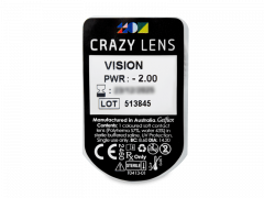CRAZY LENS - Vision - lentile zilnice cu dioptrie (2 lentile)