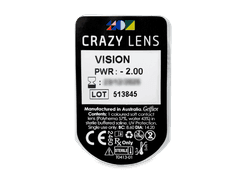 CRAZY LENS - Vision - lentile zilnice cu dioptrie (2 lentile)