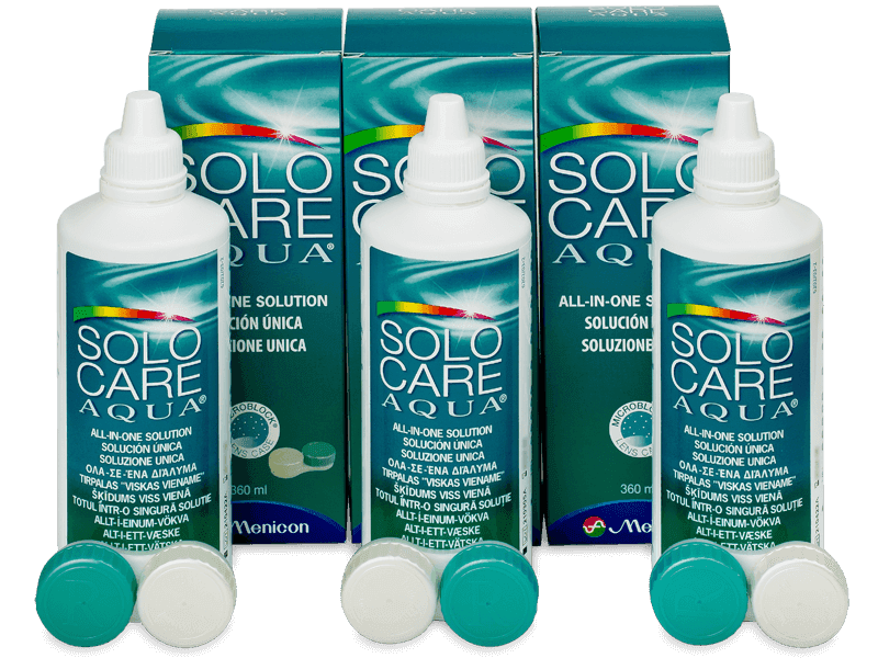 Soluție SoloCare Aqua 3x 360 ml 