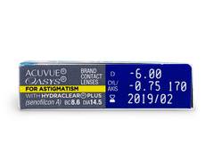 Acuvue Oasys for Astigmatism (6 lentile)