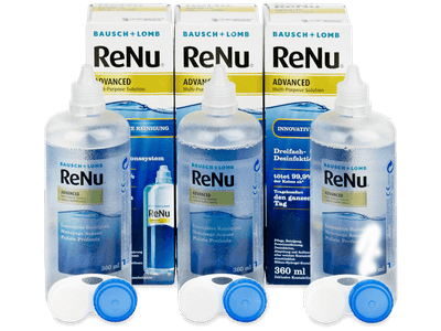 Soluție ReNu Advanced 3 x 360 ml