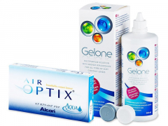 Air Optix Aqua (6 lentile) + soluție Gelone 360 ml