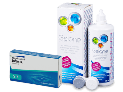 SofLens 59 (6 lentile) + soluție Gelone 360 ml
