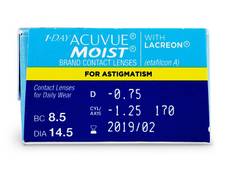 1 Day Acuvue Moist for Astigmatism (30 lentile)